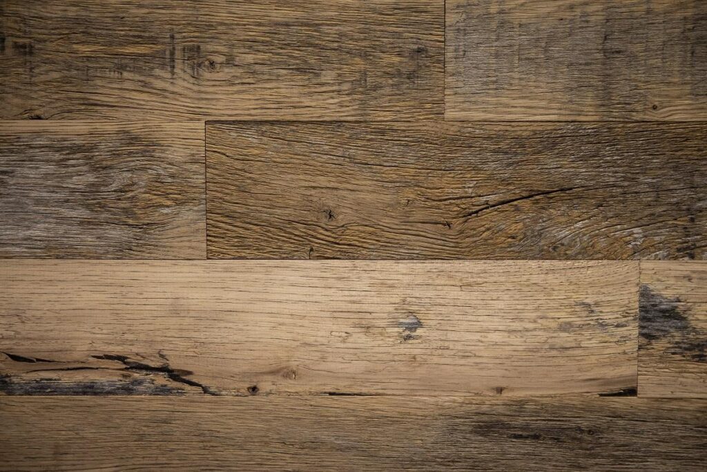 Horsefence Wire Brushed Reclaimed Wallboard