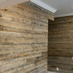 repurposed wood wallboard