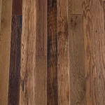 Sample of the fence oak engineered flooring