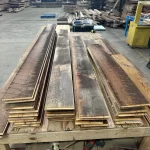 recycled wood planks