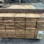 a pile of wood planks