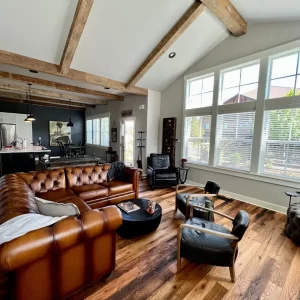 RACEHORSE OAK SKIP-PLANED WIREBRUSHED ENGINEERED FLOORING