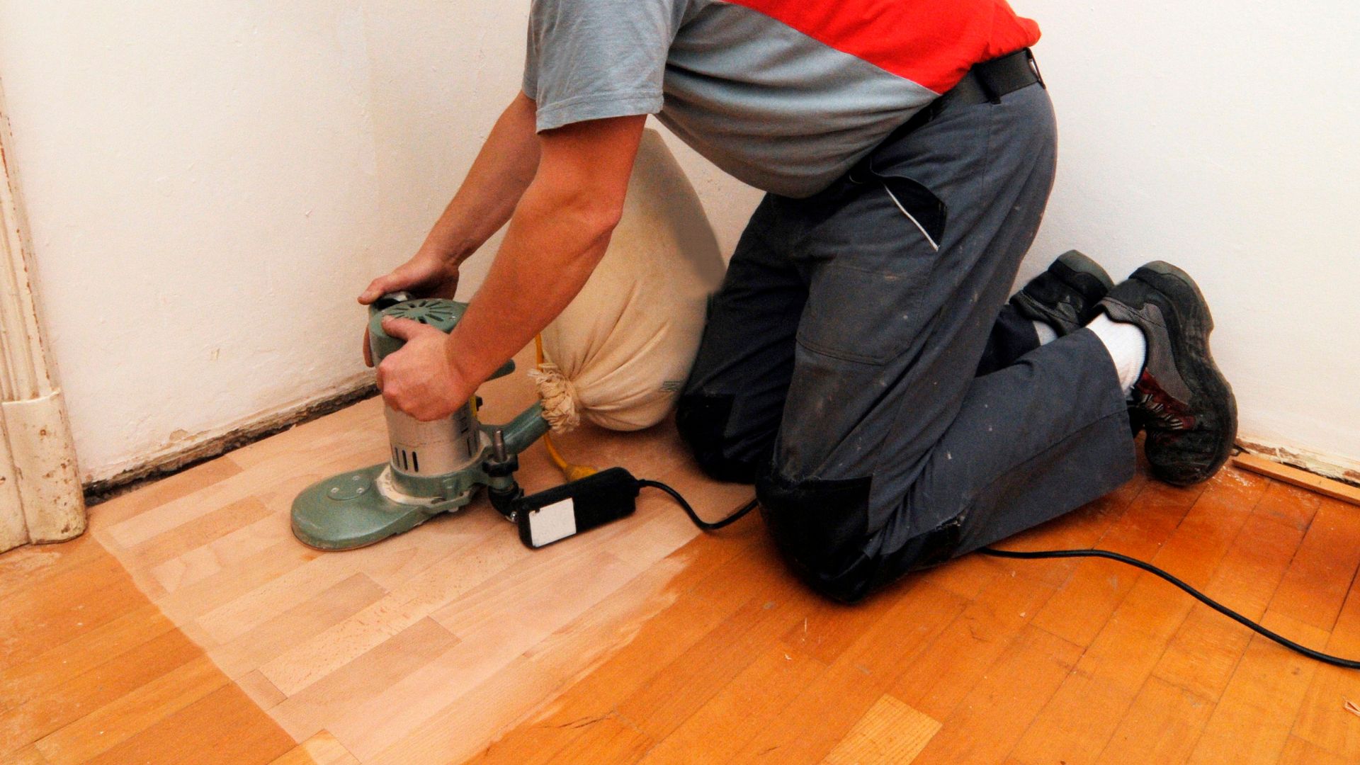 sanding floor