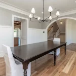 barnwood mixed clean face flooring dining room