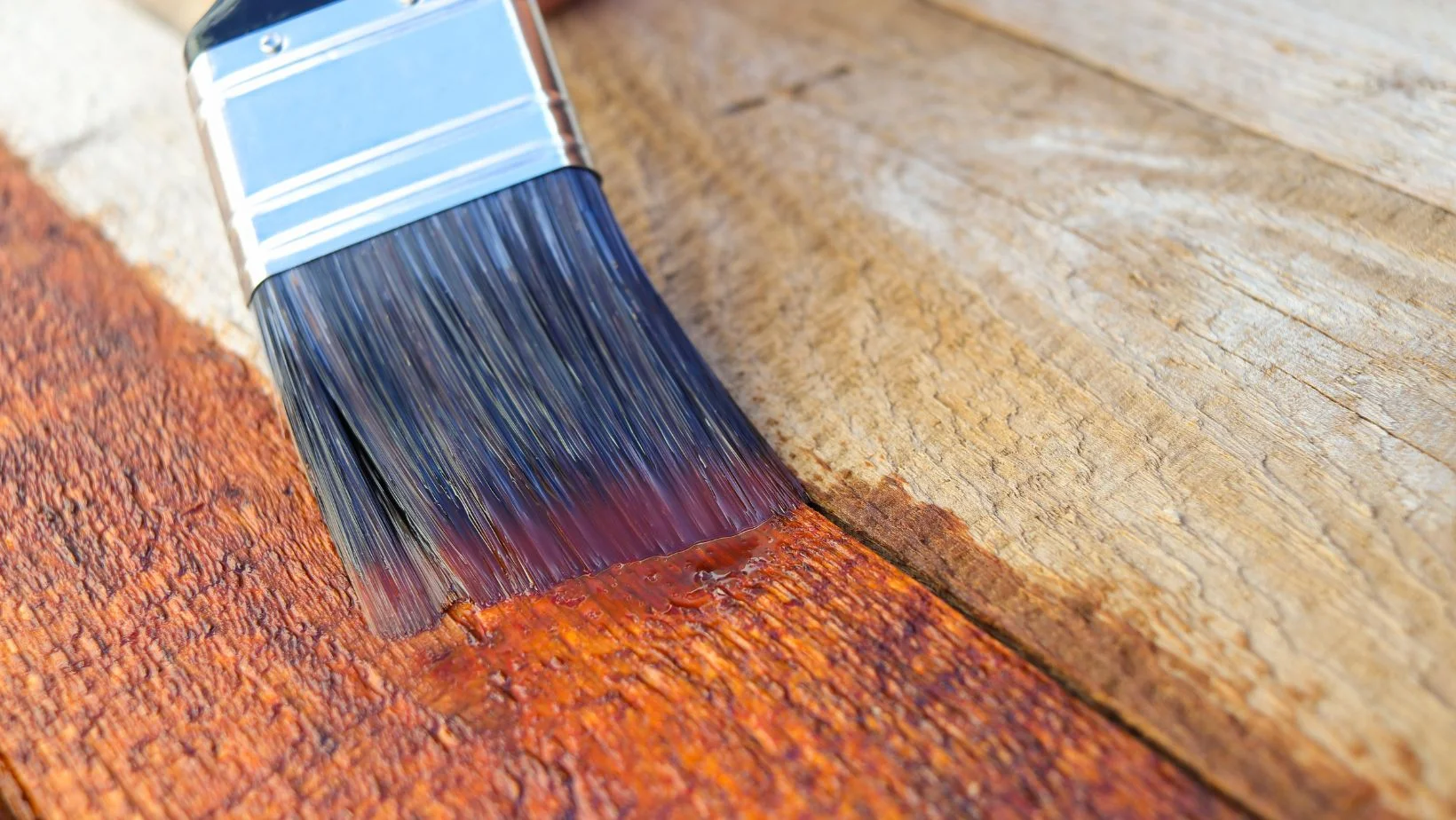 oiling wood
